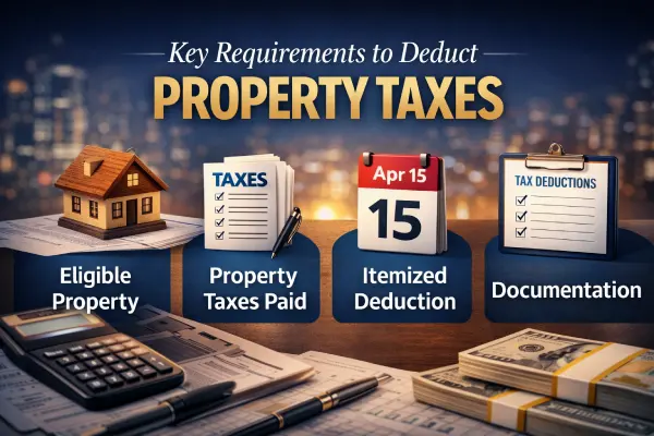 Key Requirements to Deduct Property Taxes