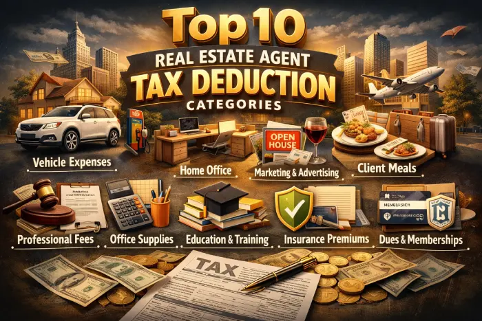  Top 10 Real Estate Agent Tax Deduction Categories